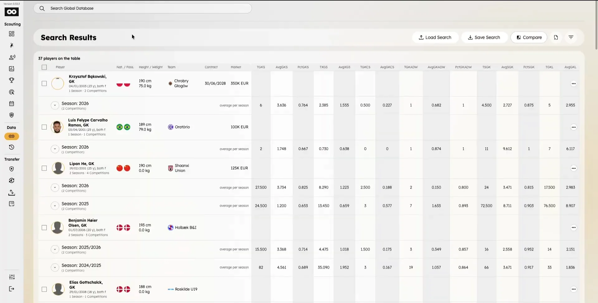 Discovery search filters